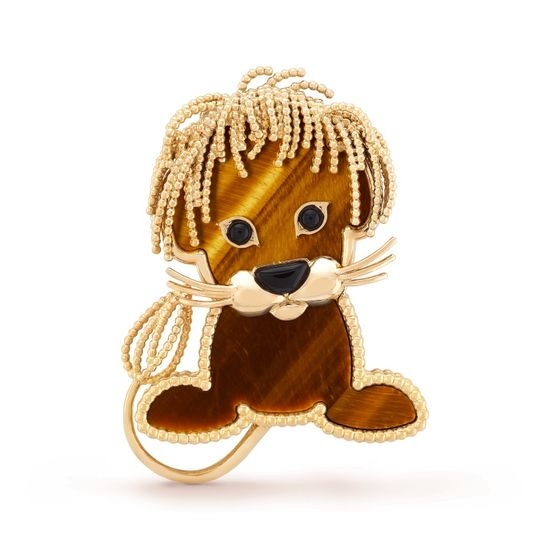 Van Cleef & Arpels VCA Cute Lion Shape Brooch Pendant