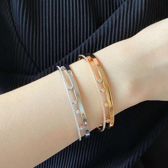 Messika Semi Diamond Flexible Bangle
