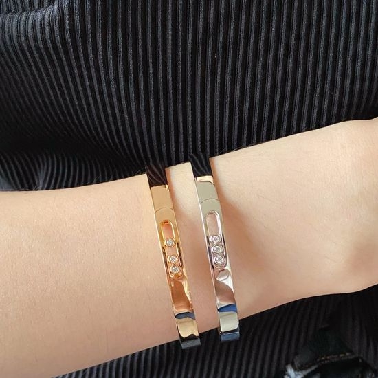 Messika Polished Flexible Classic Bangle