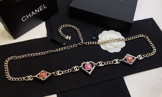 Chanel Vintage Heart Waist Chain Timeless Jewelry