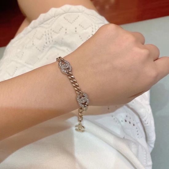 Chanel Full Diamond Logo Jewelry Set In Stock