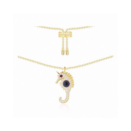 Apm monaco Cute Seahorse Shape Adjustable Necklace