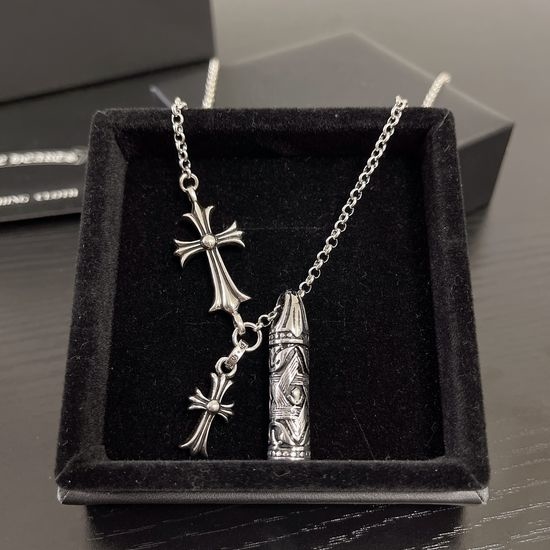 Chrome Hearts Classic Retro Pendant Necklace Jewelry