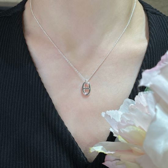 Hermes Classic Symbol Adjustable Chain Necklace