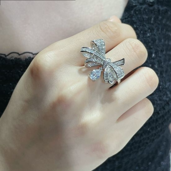 Graff Butterfly Teardrop Cubic Zirconia Ring
