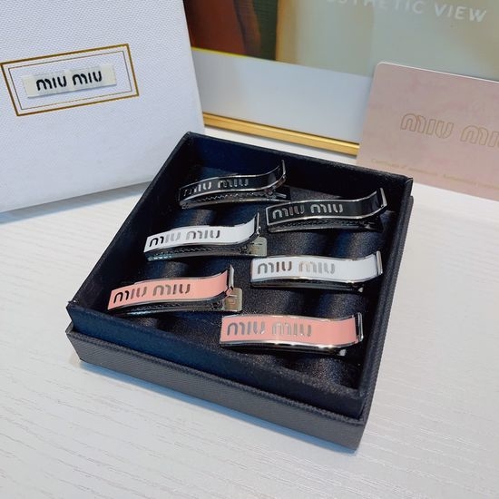 Miu Miu Titanium Steel Non-slip Hair Clips