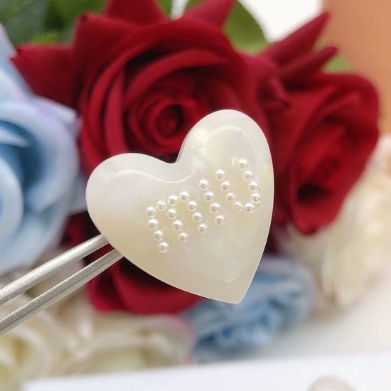 Miu Miu Sweet Love Heart Stud Earrings