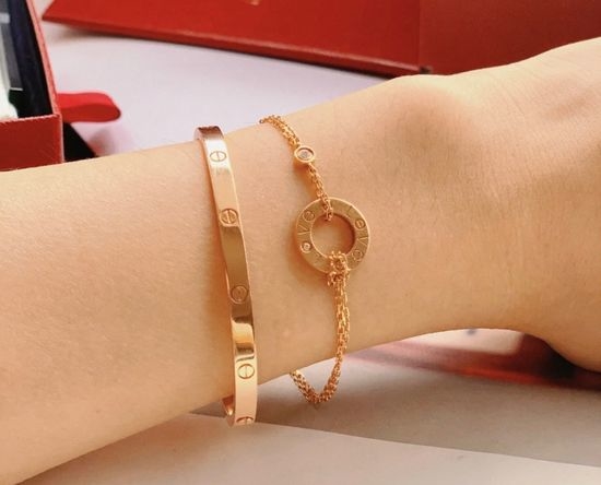Cartier Smooth Slim Screwdriver Bangle Bracelet