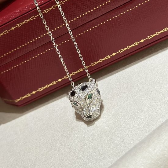 Cartier Mini Leopard Head Pendant Necklace