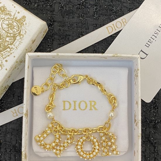 Christian Dior CD Sparkling Bracelet Elegant Daily Wear