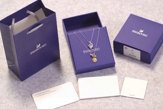 Swarovski Zodiac Sign Pendant Necklace with Crystals