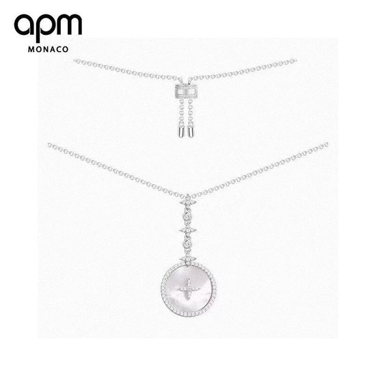 Apm monaco Star Necklace with Natural Mother of Pearl