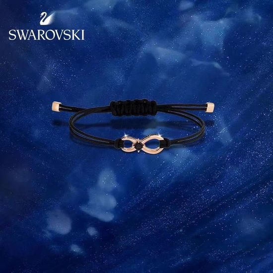 Swarovski Infinity Symbol Woven Rope Bracelet