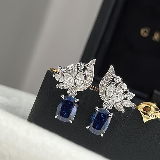 Polo Ralph Lauren Sapphire Wing Sterling Silver Earrings