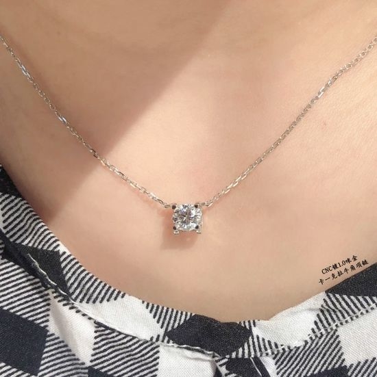 Cartier Horn Shape Cubic Zirconia Necklace