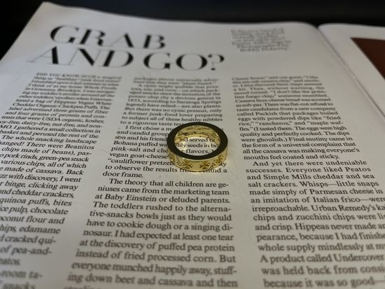 Chrome Hearts Sanskrit Engraved Plated Silver Ring