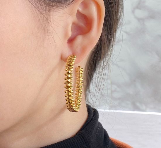 Cartier Classic Rivet Drop Earrings