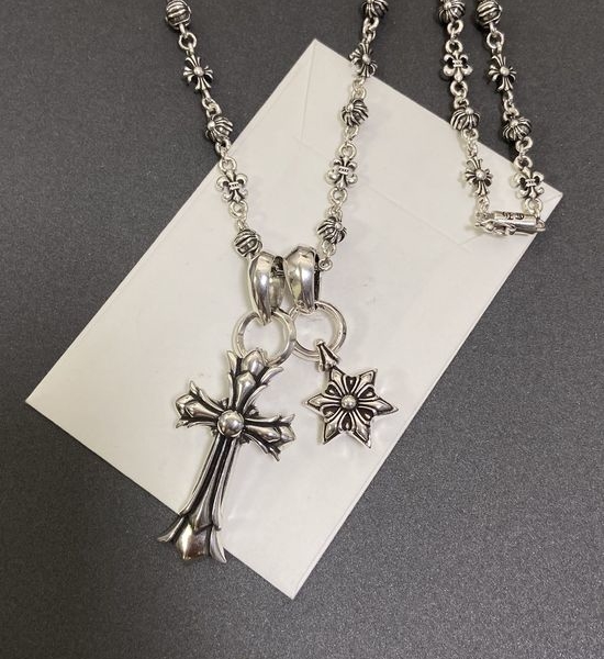 Chrome Hearts Retro Cross Pendant Necklace