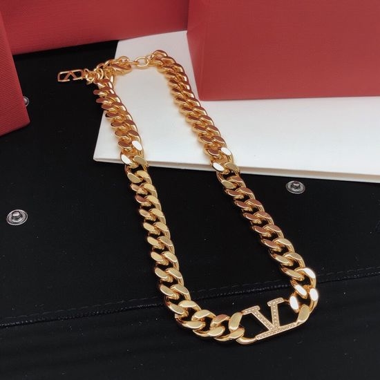Valentino Diamond Inlaid Letter Jewelry Set