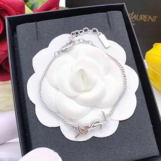 Yves Saint Laurent YSL Latest Design Silver Bracelet