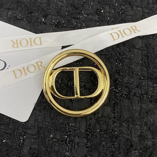 Christian Dior CD Exquisite Rhinestone Brooch Premium Workmanship