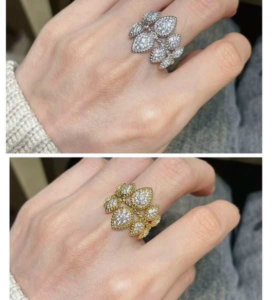 Boucheron Ten Drop Gold Beaded Ring