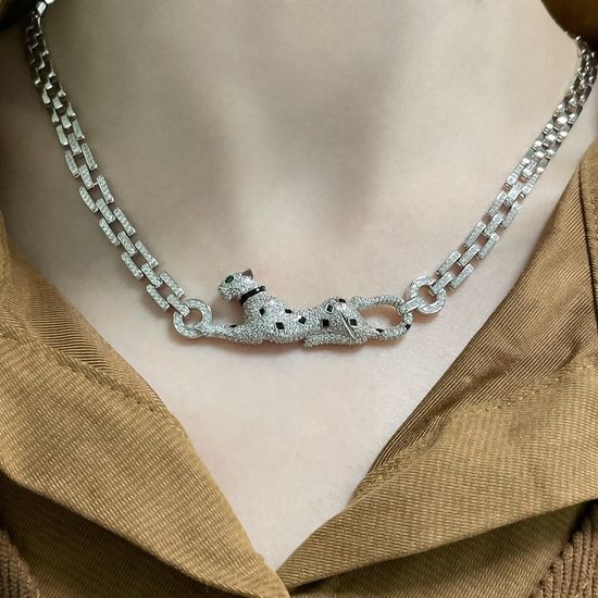 Cartier Delicate Cheetah Pendant Necklace