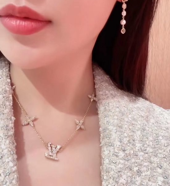 Louis Vuitton LV Colorful Diamond-Encrusted Necklace