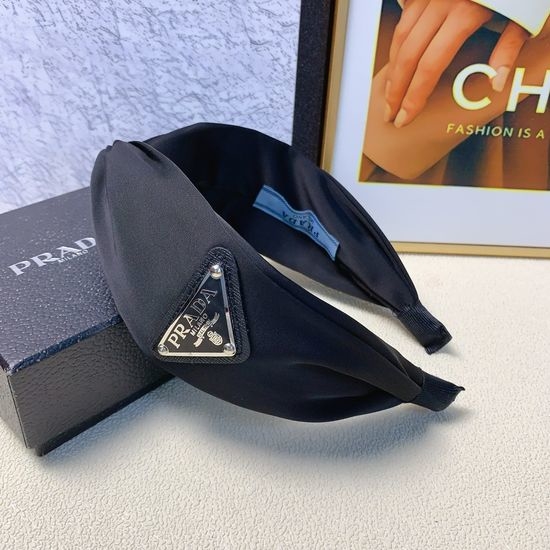 Prada Minimalist Logo Hair Hoop