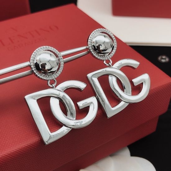 Dolce & Gabbana Polished Brass Medium Stud Earrings