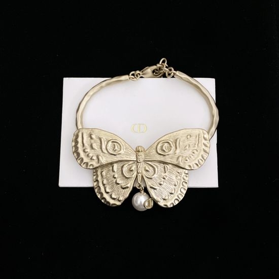 Christian Dior CD Matte Butterfly Bracelet