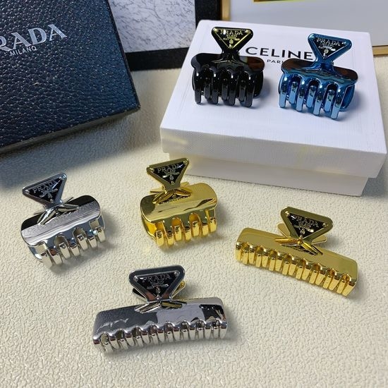 Prada Popular Style Metal Hair Claw