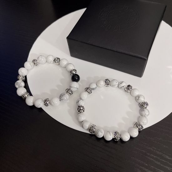 Chrome Hearts Natural Stone Casual Matching Bracelet