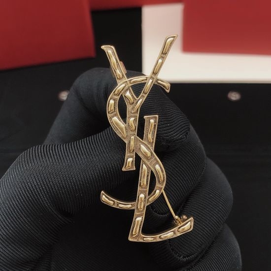 Yves Saint Laurent YSL Vintage Gold Plated Bangle Bracelet