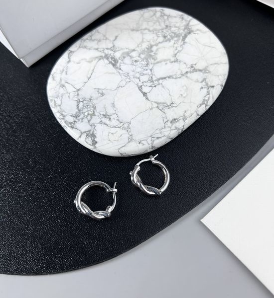 Celine Knot Design Stud Earrings