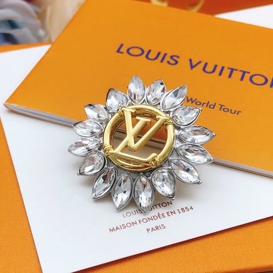 Louis Vuitton LV Sunflower Decor Lapel Brooch