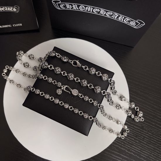Chrome Hearts Exquisitely Crafted Cross Pendant Necklace