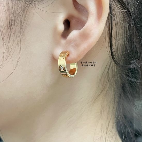 Cartier Half Hoop Earrings Classic Timeless Jewelry