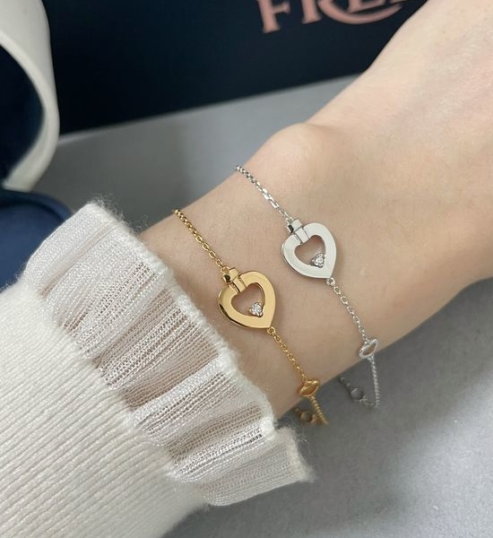Fred Small Heart Charm Bracelet