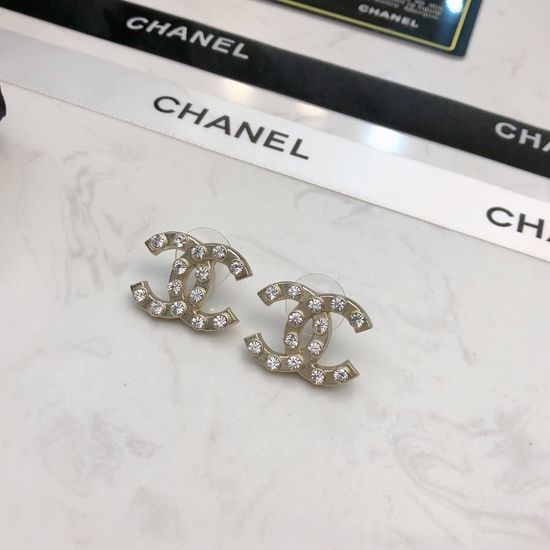 Chanel Classic Elegant Stud Earrings For Daily Wear