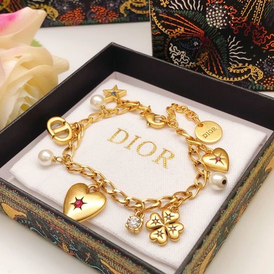 Christian Dior CD Love Clover Multi-element Bracelet