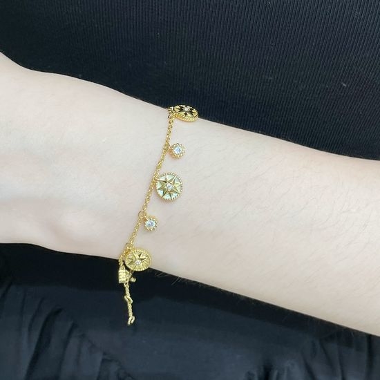 Christian Dior CD Double-sided Eight-pointed Star Bracelet