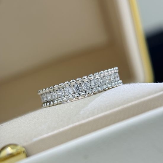 Van Cleef & Arpels VCA Full Diamond 925 Silver Hypoallergenic Ring