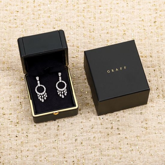 Fendi Tassel Water Drop Design Dangle Earrings