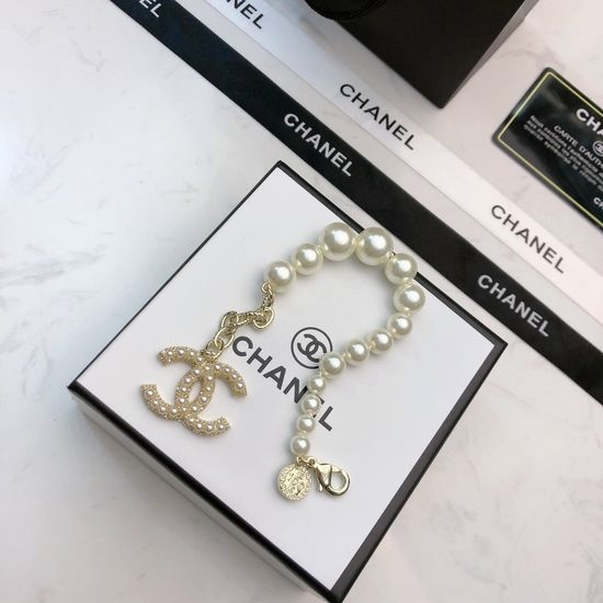 Chanel Classic Pearl Logo Bracelet