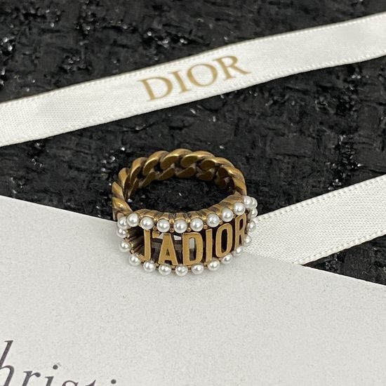 Christian Dior CD Classic Minimalist Ring Premium Quality Jewelry