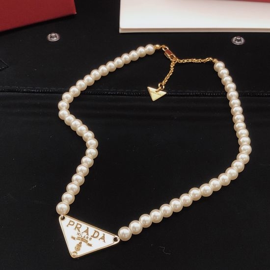 Prada Delicate Pearl Necklace