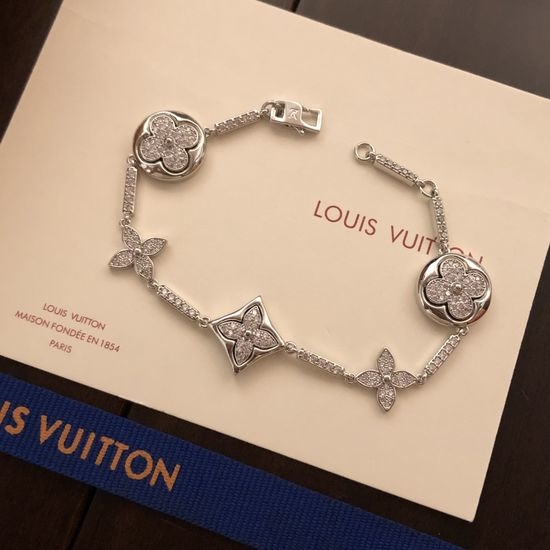 Louis Vuitton LV Multi Flower Full Diamond Bracelet