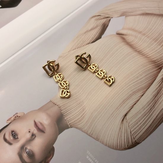 Dolce & Gabbana Exaggerated Handmade Brass Earrings
