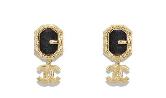 Chanel Classic Clasp Design Earrings